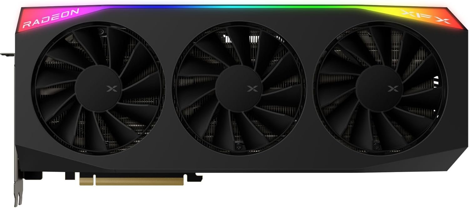 XFX Mercury AMD Radeon RX 9070 XT OC Gaming Edition with RGB 16GB GDDR6 HDMI 3xDP, AMD RDNA 4 RX-97TRGBBB9 - Image 3
