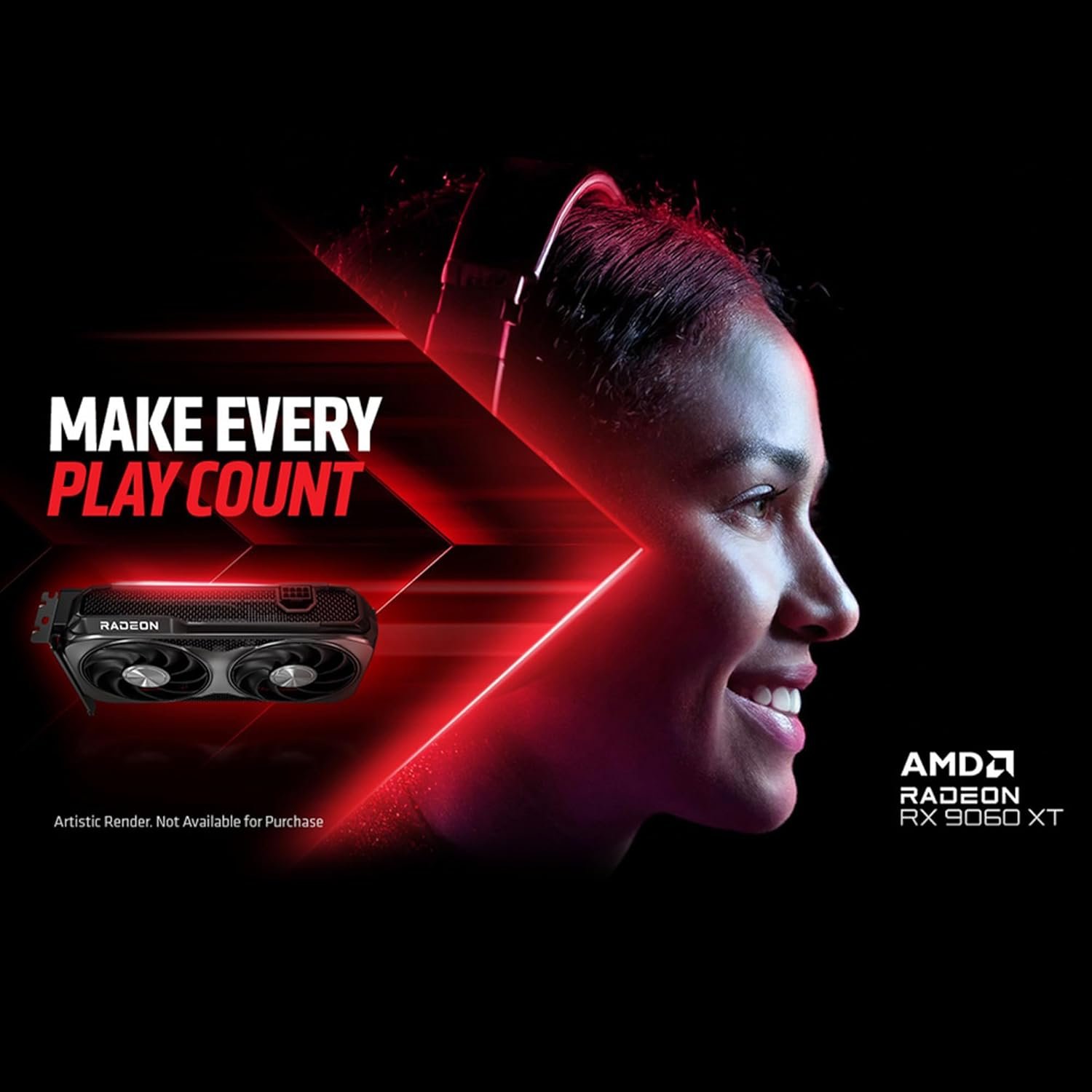GIGABYTE Radeon RX 9060 XT Gaming OC 16G Graphics Card, PCIe 5.0, 16GB GDDR6, GV-R9060XTGAMING OC-16GD Video Card - Image 4